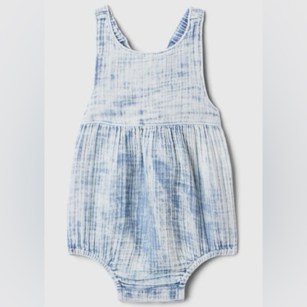 Gap Baby Crinkle Gauze Shorty One-Piece